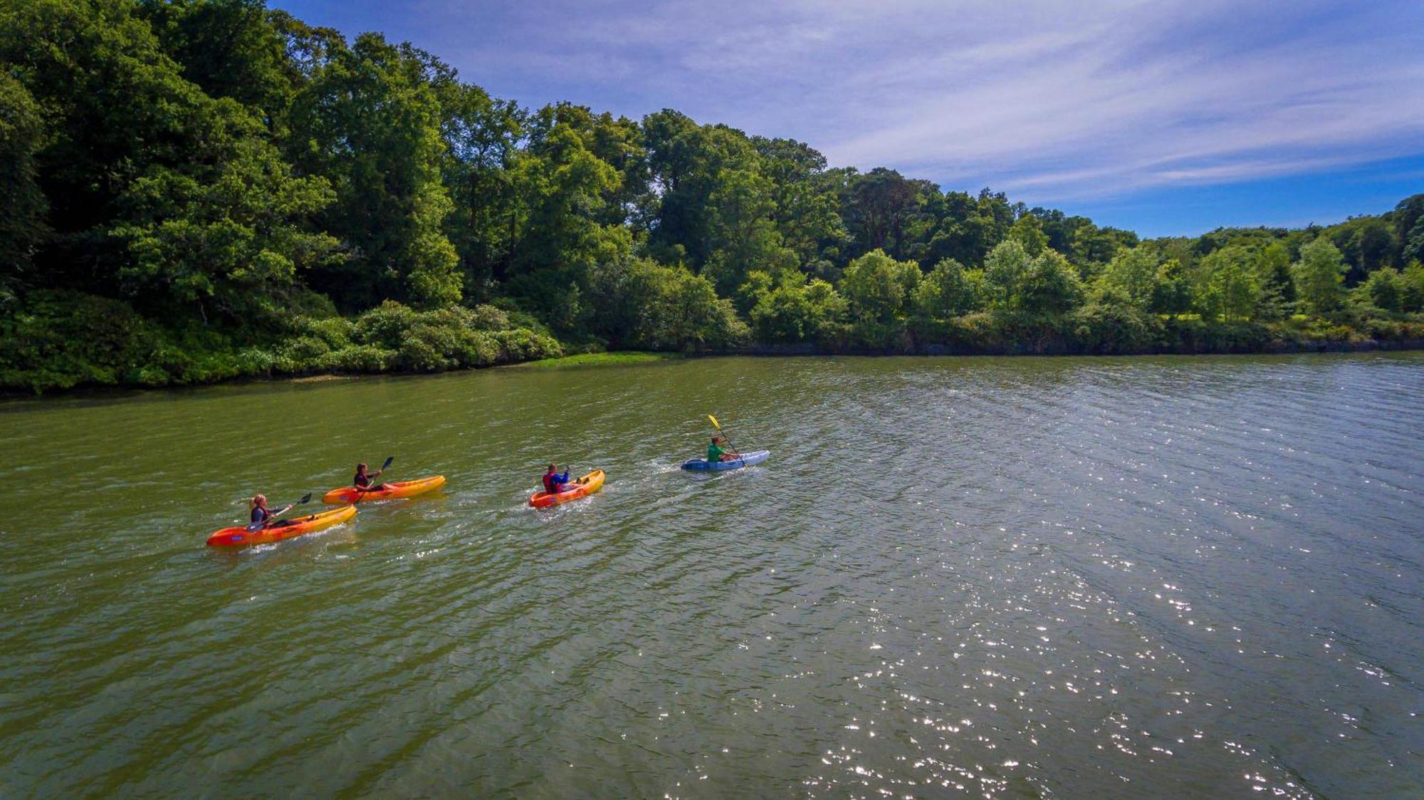 Fota Island Hotel And Spa Exterior foto Kayakers on Lake Lurleen