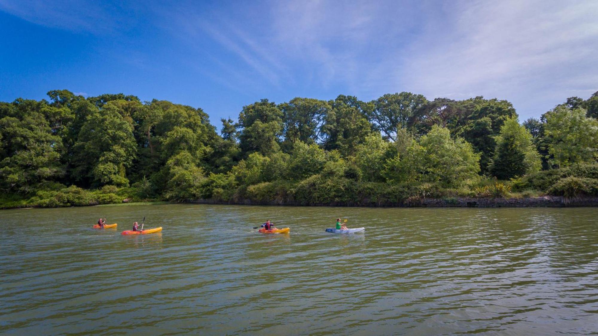 Fota Island Hotel And Spa Exterior foto Kayakers on the lake